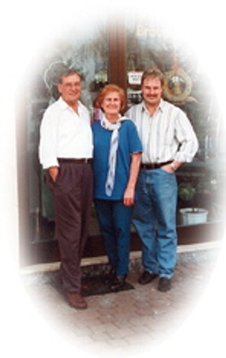 Frank Wolf mit seinen Eltern Fritz und Thea Wolf