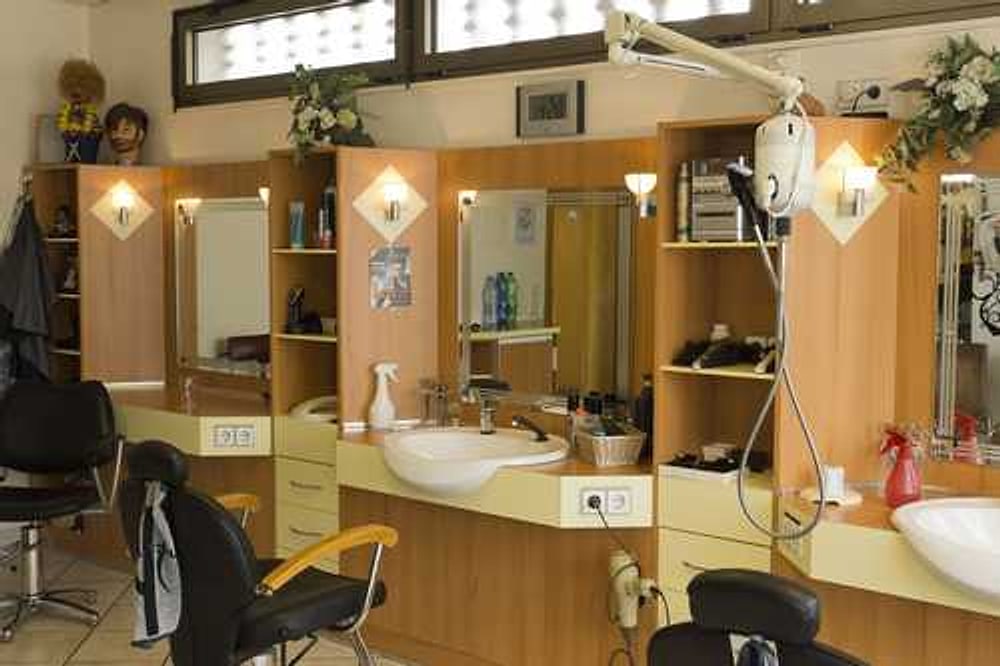 Blick in den Herrensalon