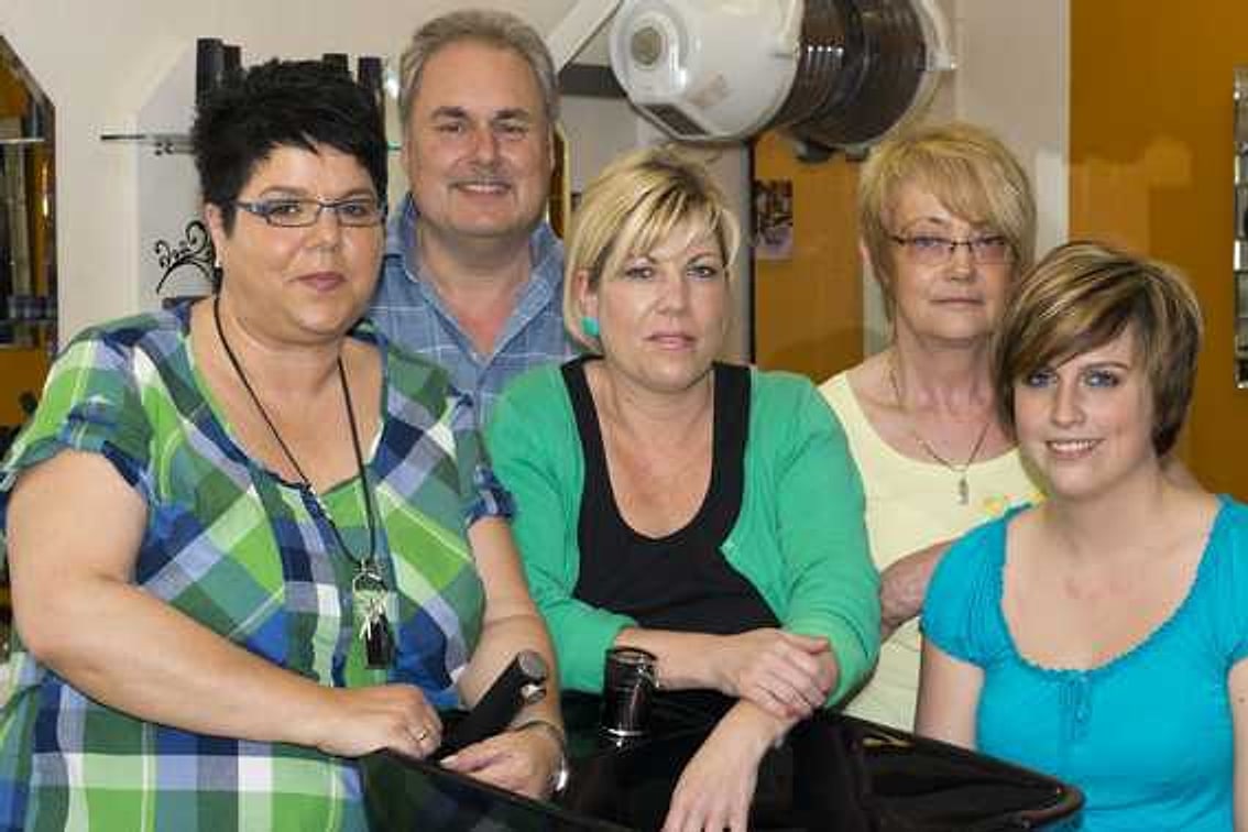 Das Team des Frisörsalons Er + Sie